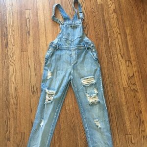Denim overalls